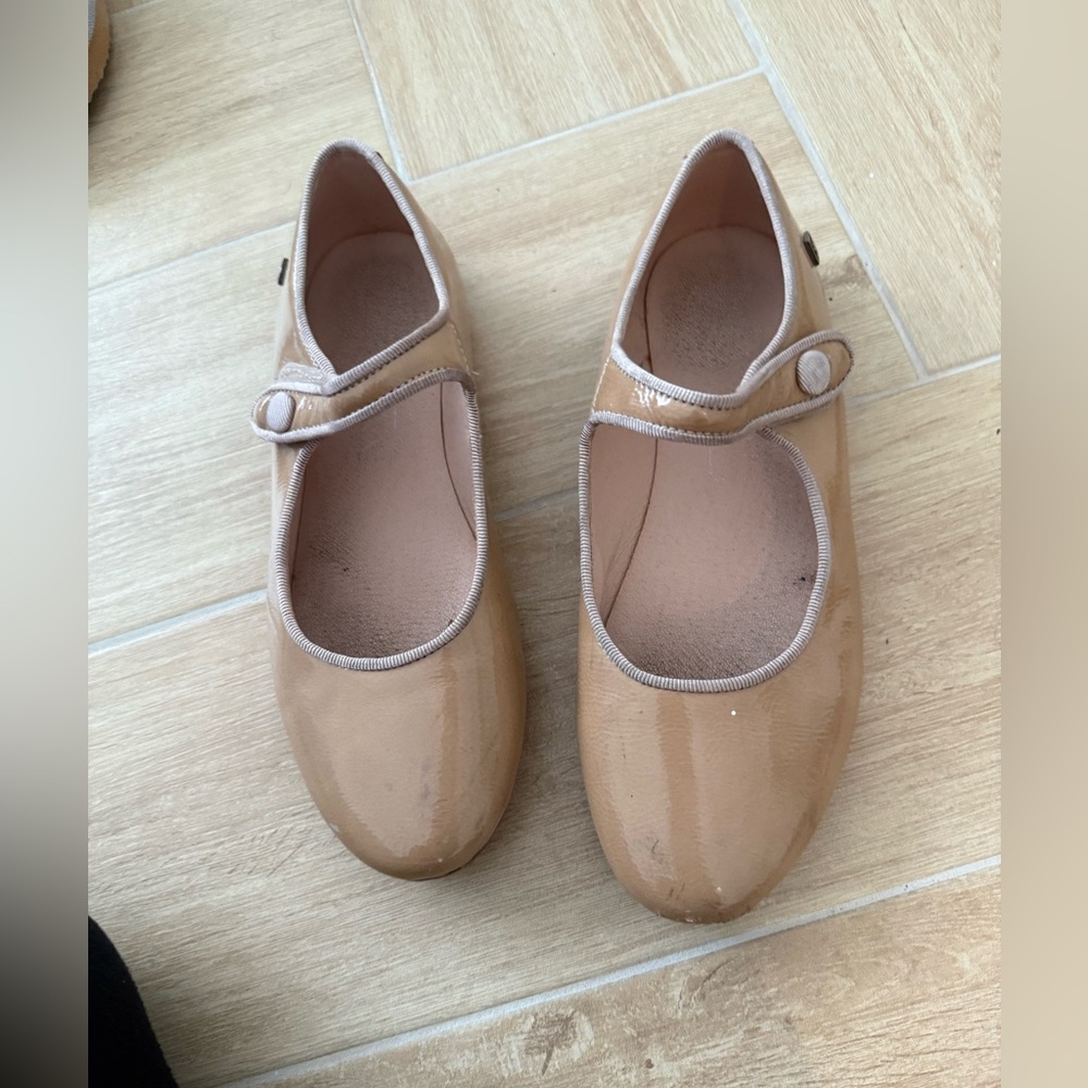 Maria Catalan  Tan Kids Dress Shoes